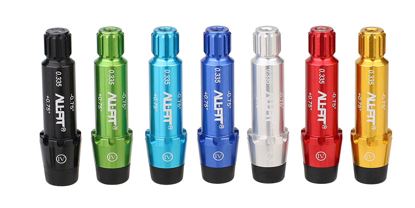 ALL-FIT Universala Golfo Ŝoforo Fairway Ŝafta Adapta Maniko 0.335' Gen4